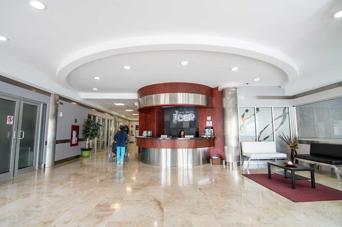 Plastic surgery clinic Tijuana lobby
