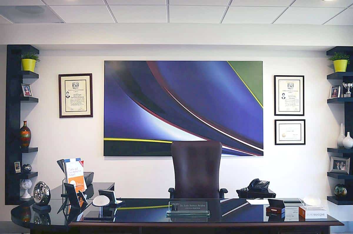 Plastic surgery consultation room